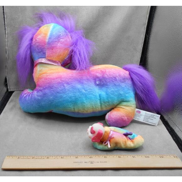 Puppy Surprise Cherry Dog w/1 Baby Plush Rainbow Just Play 2023 - Picture 4 of 10